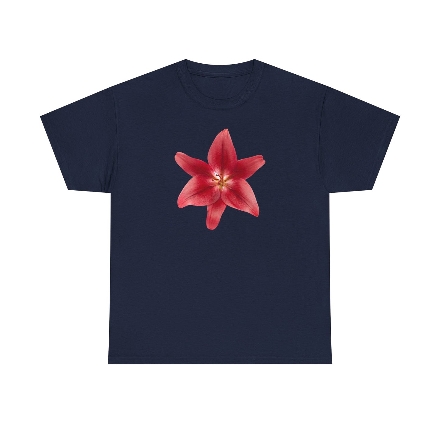 Pink Hawaiian flower Graphic Tee Shirt