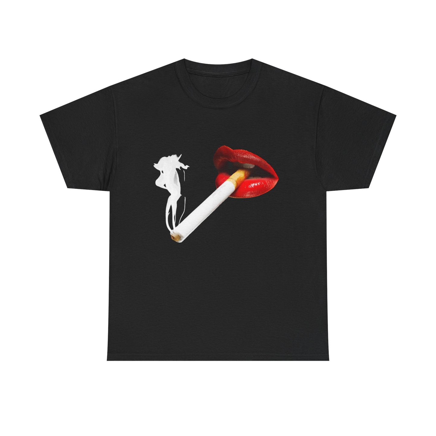 Smoky Lips Graphic Tee Shirt