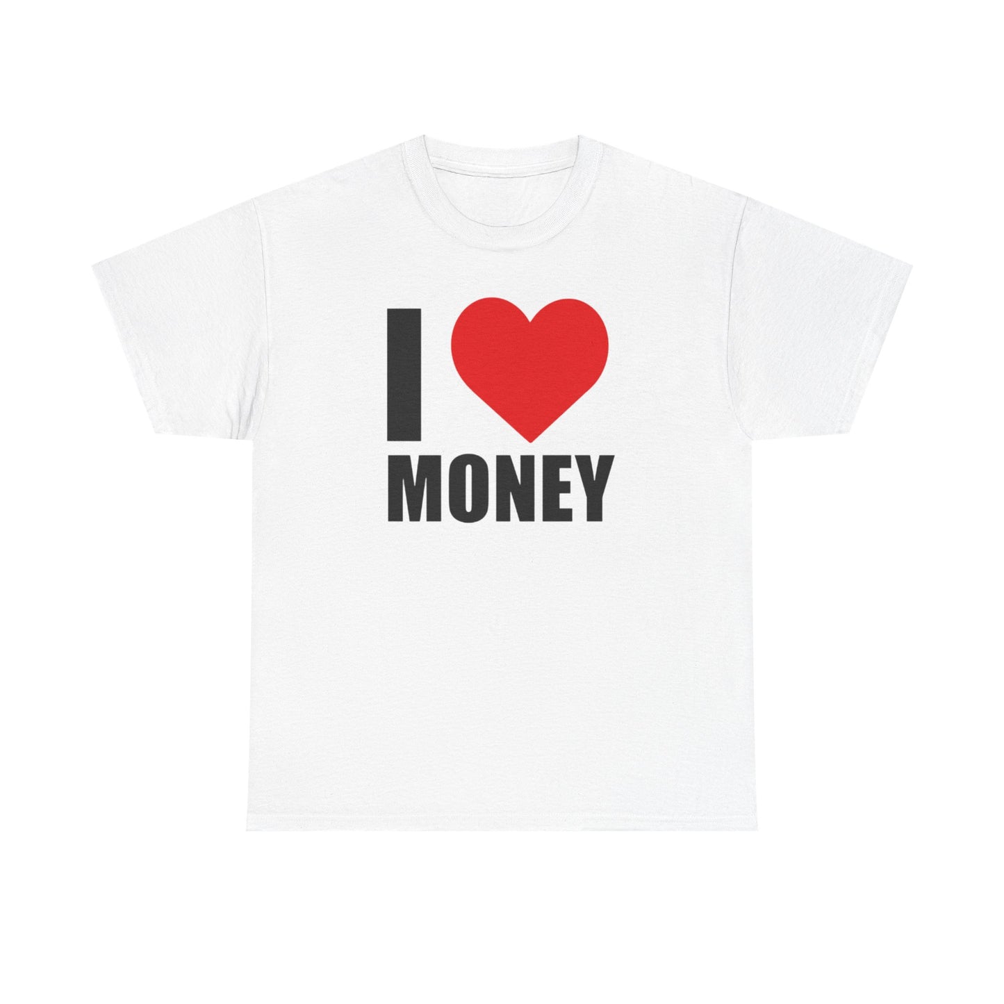 I ❤️ Money Graphic Tee Shirt