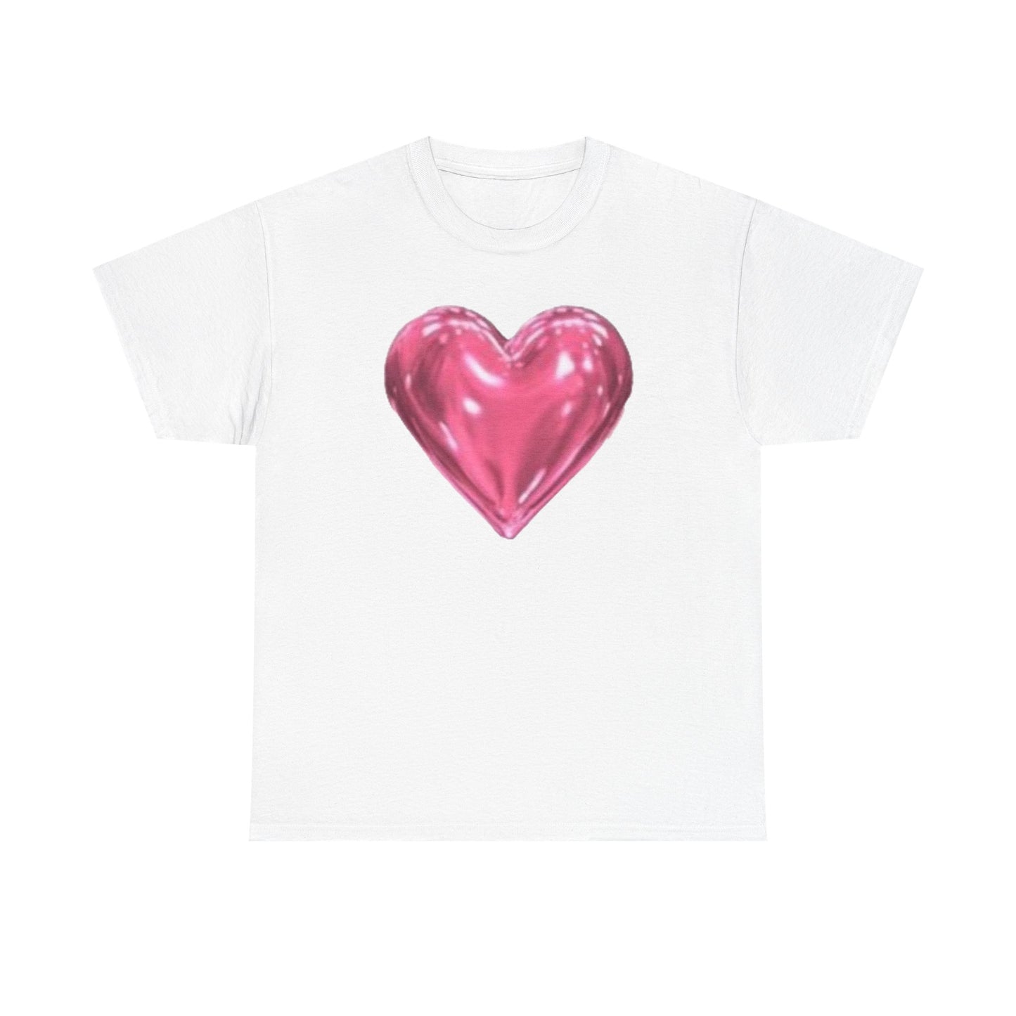 Pink heart Graphic Tee Shirt