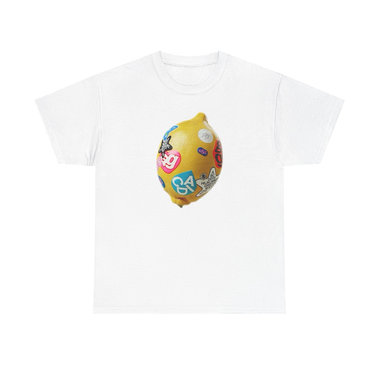 Lemon Stickers Graphic Tee Shirt