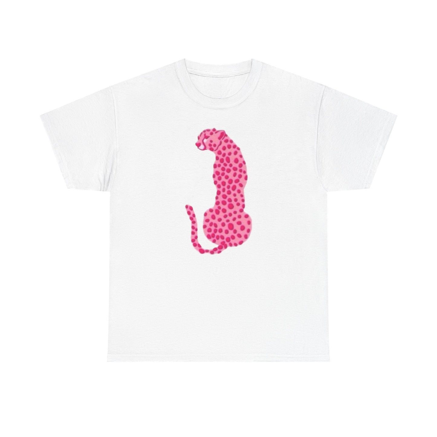 Pink leopard Graphic tee shirt