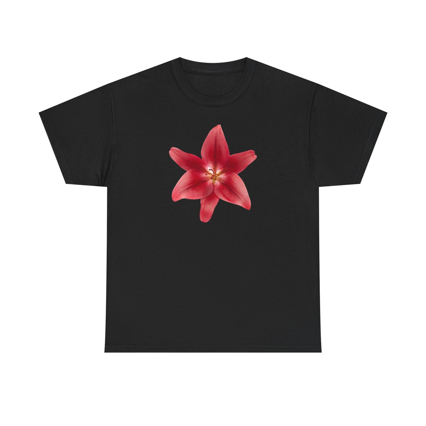 Pink Hawaiian flower Graphic Tee Shirt