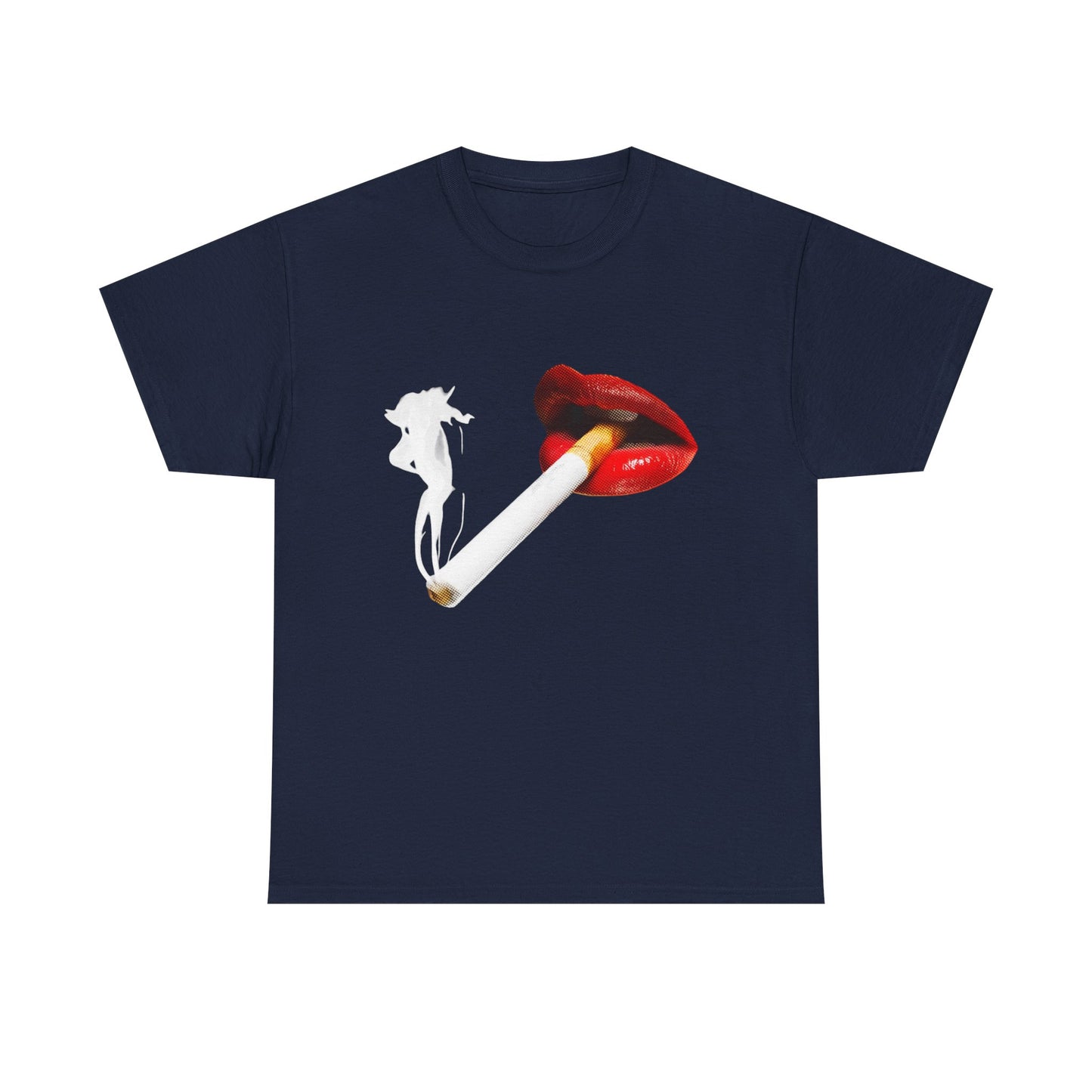 Smoky Lips Graphic Tee Shirt