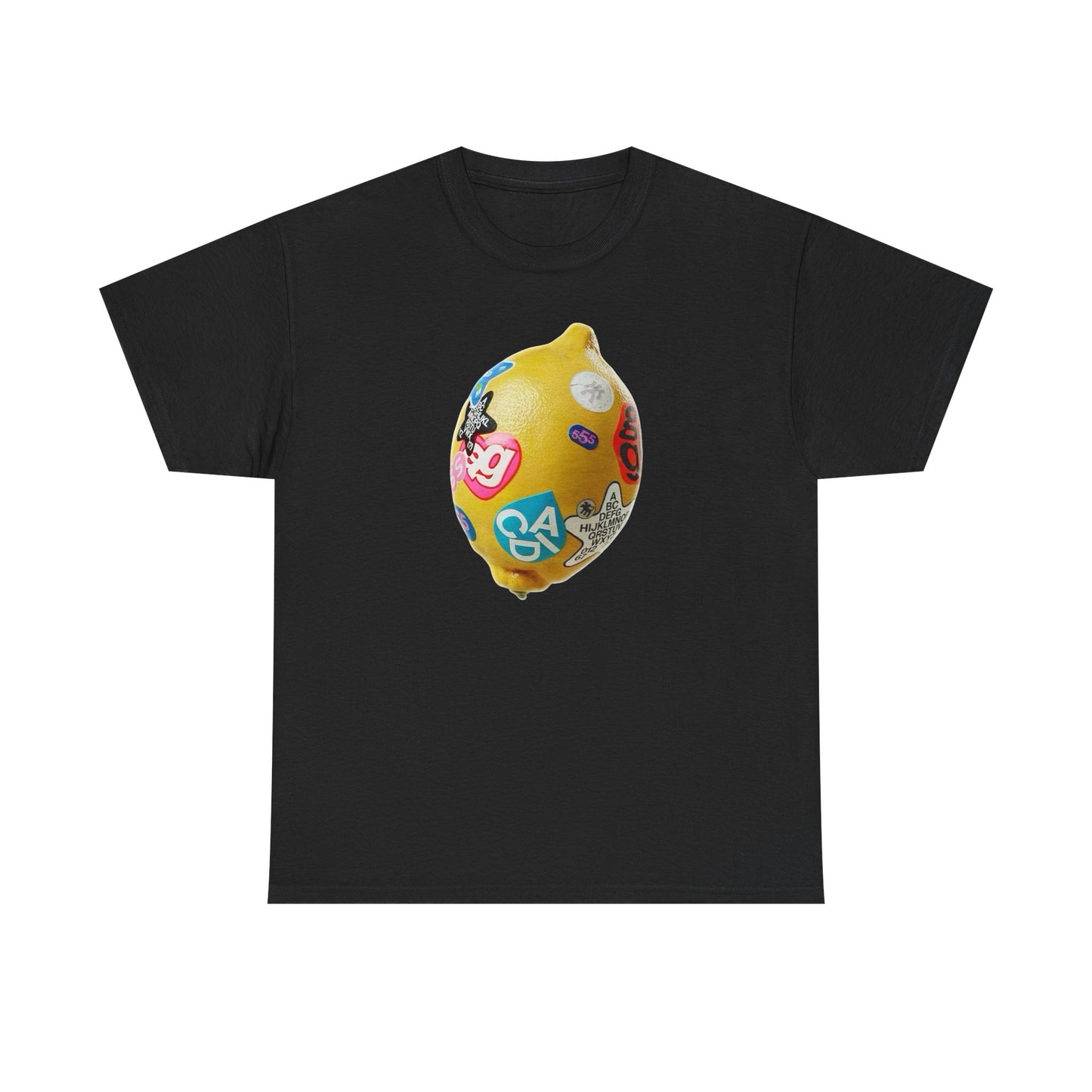 Lemon Stickers Graphic Tee Shirt