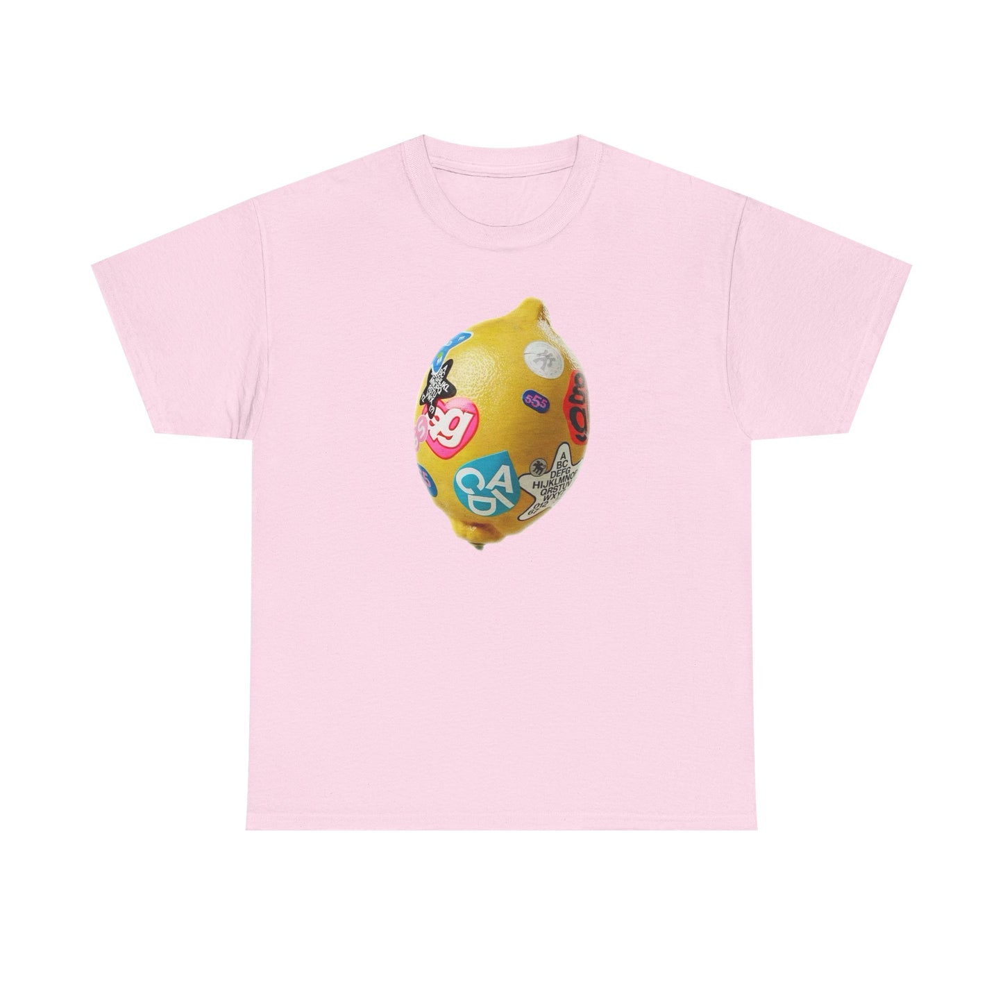 Lemon Stickers Graphic Tee Shirt
