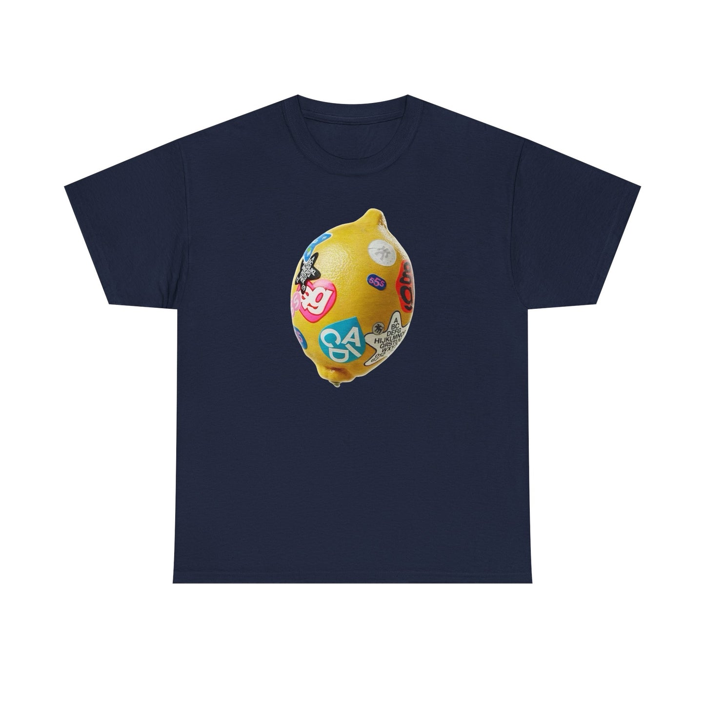 Lemon Stickers Graphic Tee Shirt