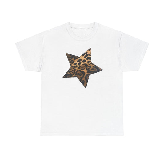 Léopard star Graphic Tee Shirt